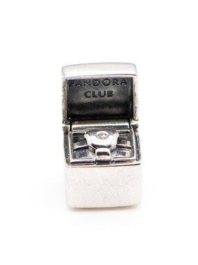 Pandora 2014 Pandora Club Limited Edition Sterling Silver Charm With Diamond